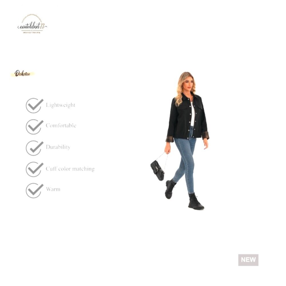 Oversized Snap Button Jacket Lightweight Polyeste… - image 7